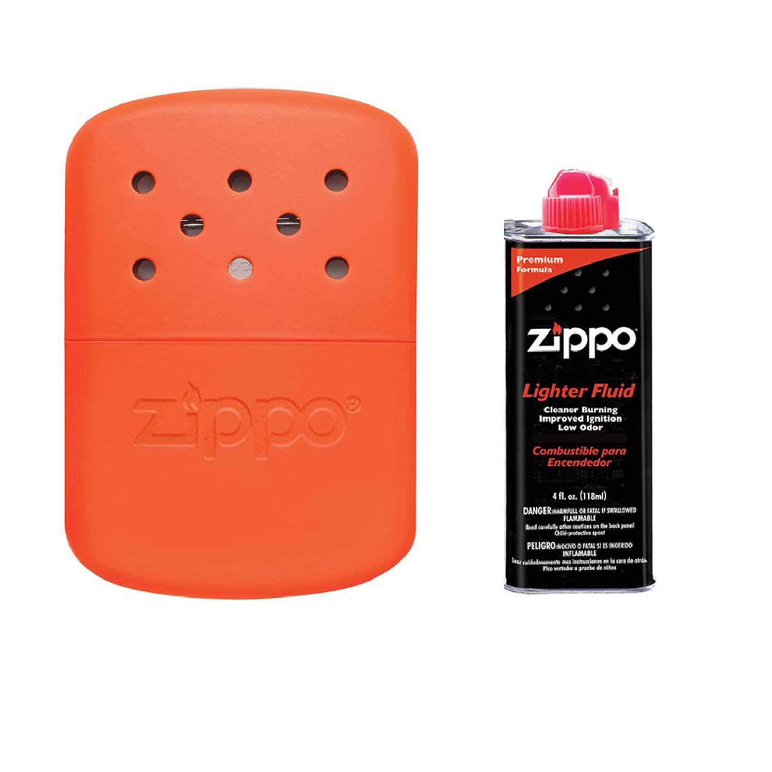 Zippo håndvarmer 12 timer incl. 125 ml lighter benzin-Sort