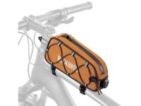 (ComputerSalg) RockBros cykeltaske TL004 ROAD TO SKY 0,7 l til stel vandtæt - orange