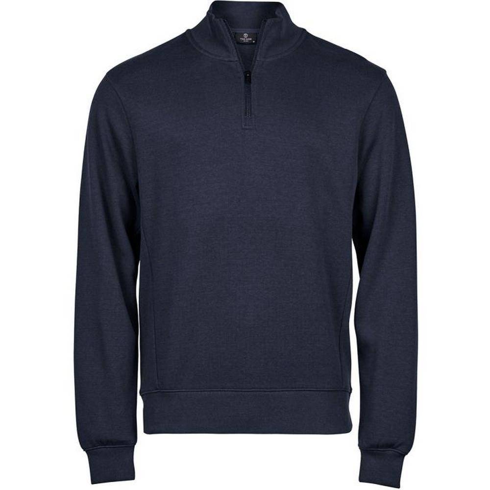 Tee Jays Mens Interlock Ribbed Sweatshirt S mörkblå