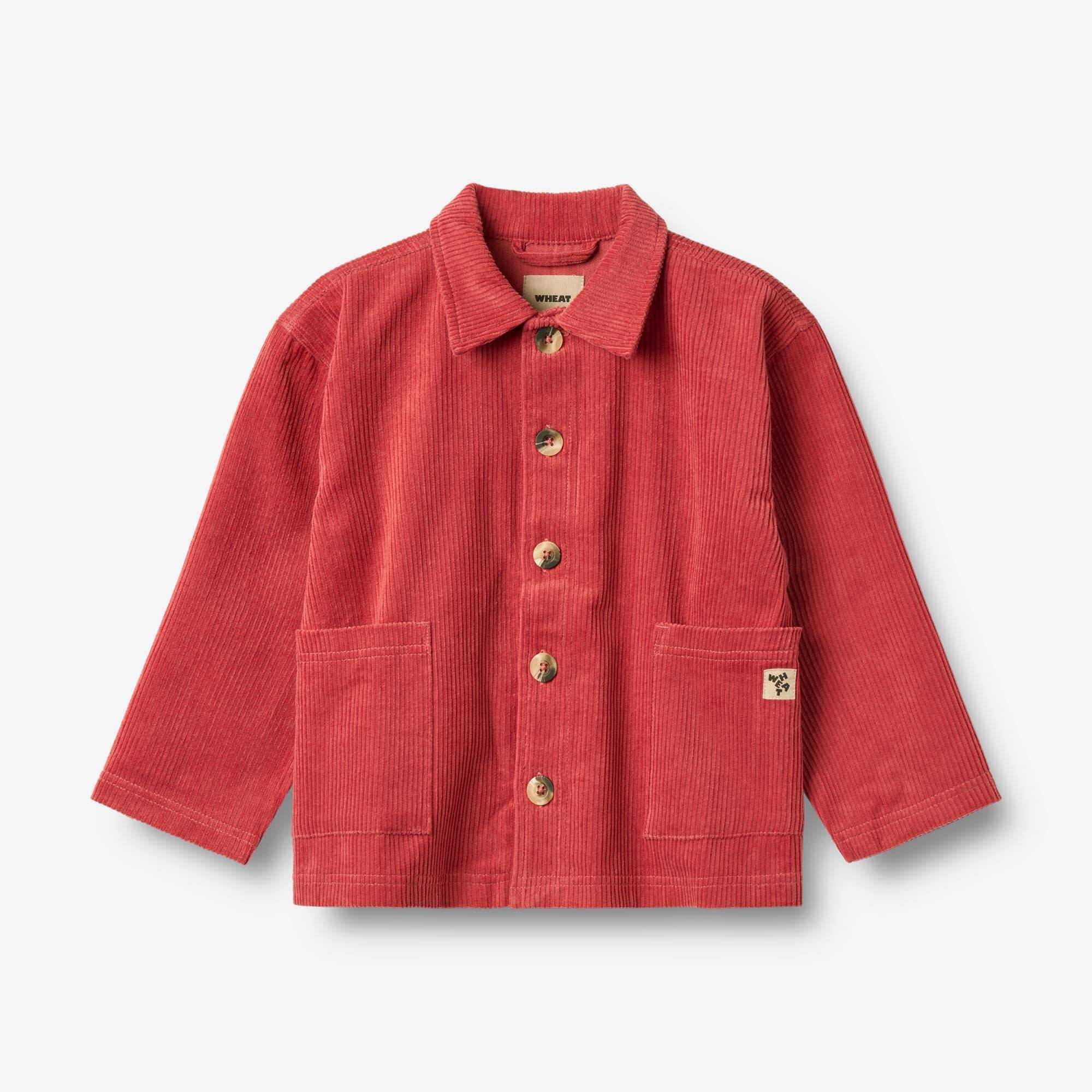 WHEAT® - Skjortejakke Sage - raspberry - Str 104.