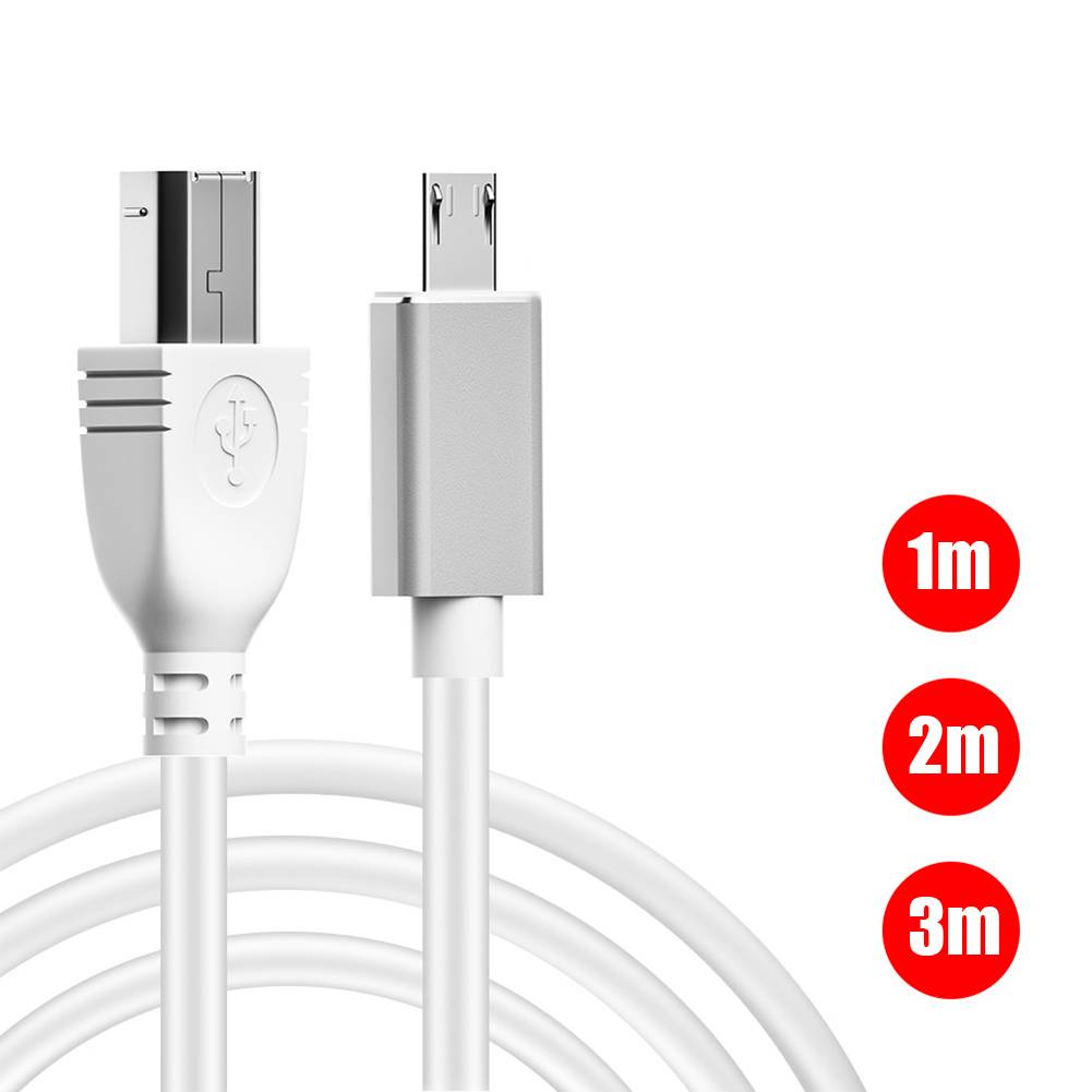 Midi gränssnittssladd för elektroniskt musikinstrument usb micro/typ c till usb b kabel midi controller klaviaturkabel - Usb-mikro / 3m