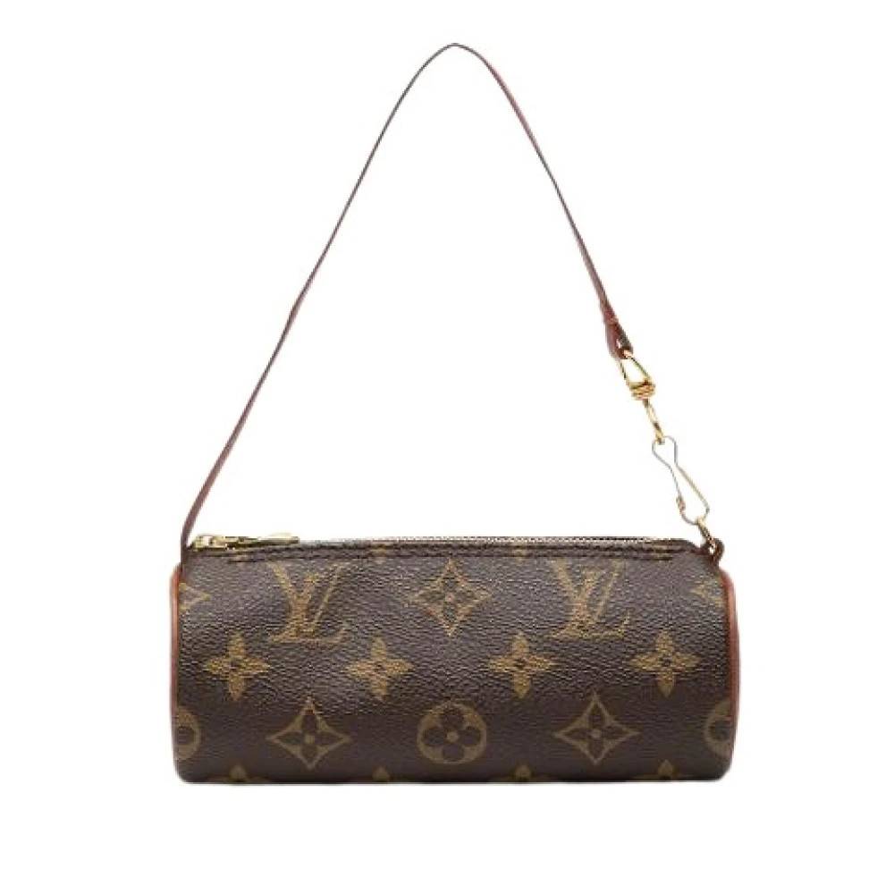 Louis Vuitton Vintage Pre-owned Papillon Pochette - Vintage - Dame - Brun - ONE SIZE - Læder