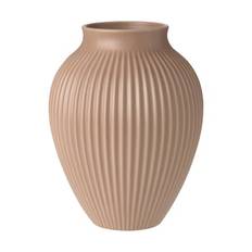 Knabstrup Keramik Riller Vase - H 27 cm - Keramik - Dusty Rose