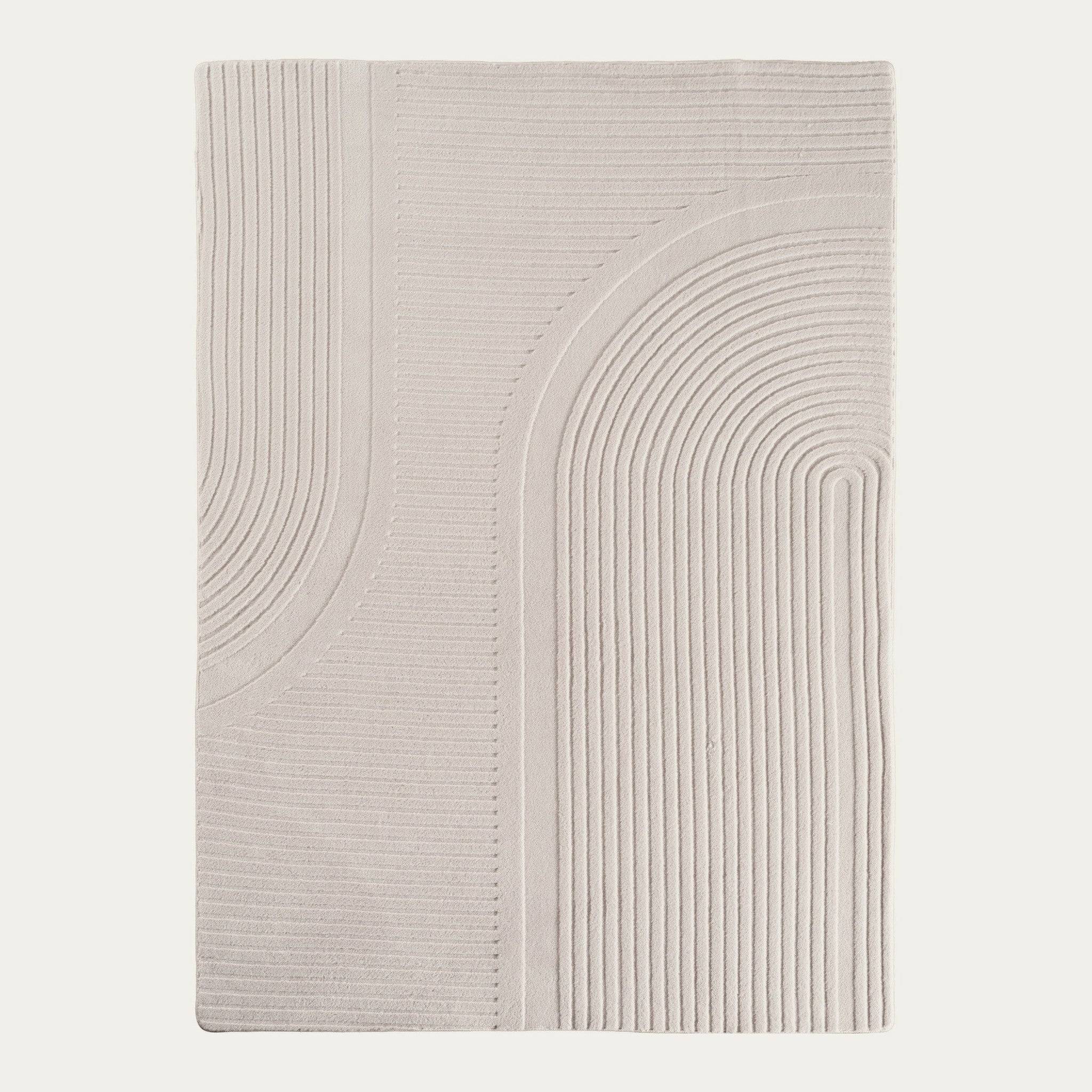 Pompei 1612 Kortluvstæppe - Rektangulær / Creme / 160x230 cm