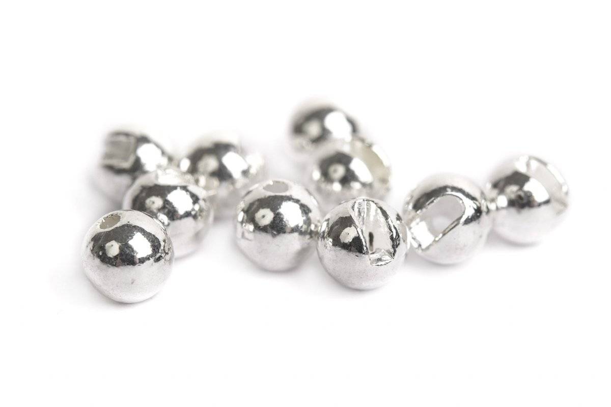 Fly-Dressing Slotted Tungsten Beads 3,5 mm (Färg: Silver)