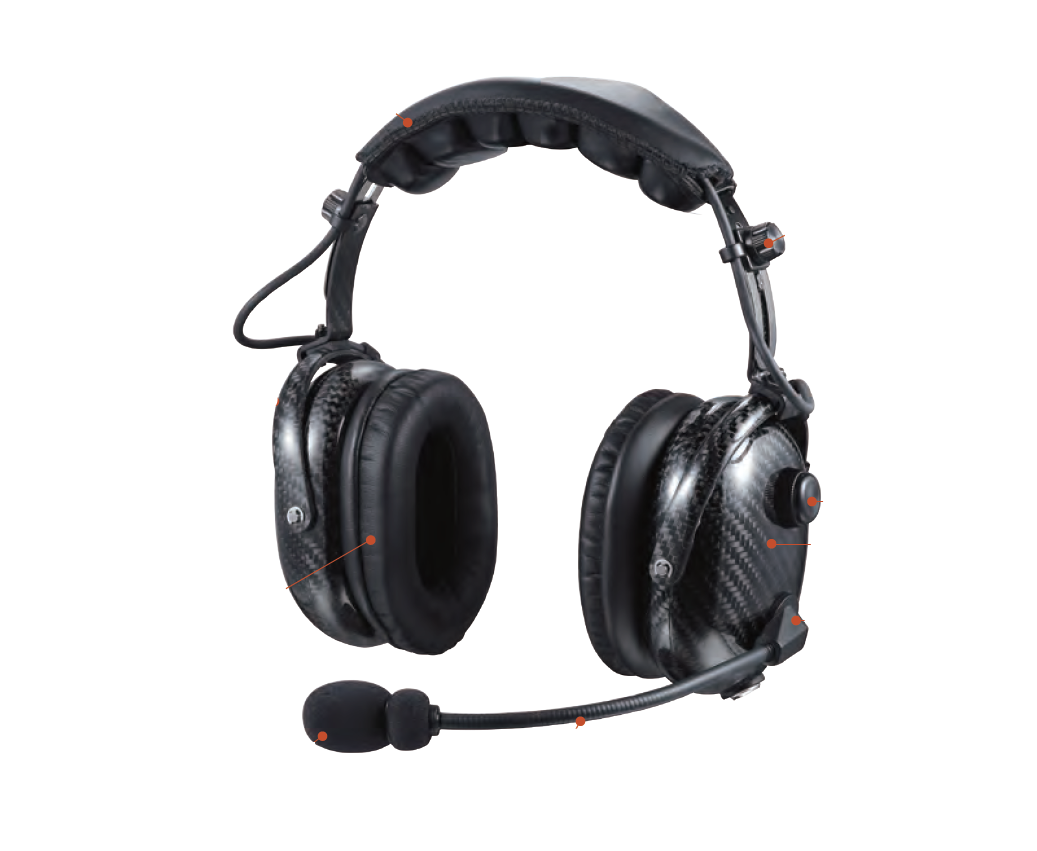 SCM 1000-CF Heavy Duty Headset m. Inline PTT til Kenwood / TYT / Baofeng