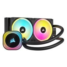 Corsair iCUE Link H100I RGB - Prozessor-Flüssigkeitskühlsystem - Kühlergröße: 240 mm - (für: LGA1156, LGA1155, LGA1150, LGA1151, AM4, LGA1200, LGA1700, AM5)