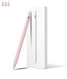 MEKO Pencil för iPad 2018-2025,Tablet Pen kompatibel iPad generation 6, 7, 8, 9, 10/Mini 5, 6, A17/Air 3, 4, 5, 6/Pro 11"/12.9"/13"/3, 4, 5, 6 (Rosa)