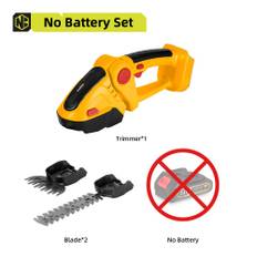 NEWBENY elektrisk häcksax 2 IN 1 sladdlös effektiv hushållsbeskärningssåg Uppladdningsbara elverktyg för Makita 18V batteri 1xBattery -EU Plug-Green
