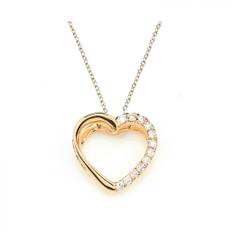 Hjärta Hänge i 18K Guld med 0.06ct TW/SI Diamanter - MSG57G