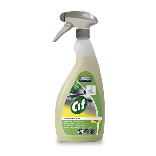 Ugnsrengöring CIF Pro ECO Degreaser - 750ml spray oparfym pH=11,5