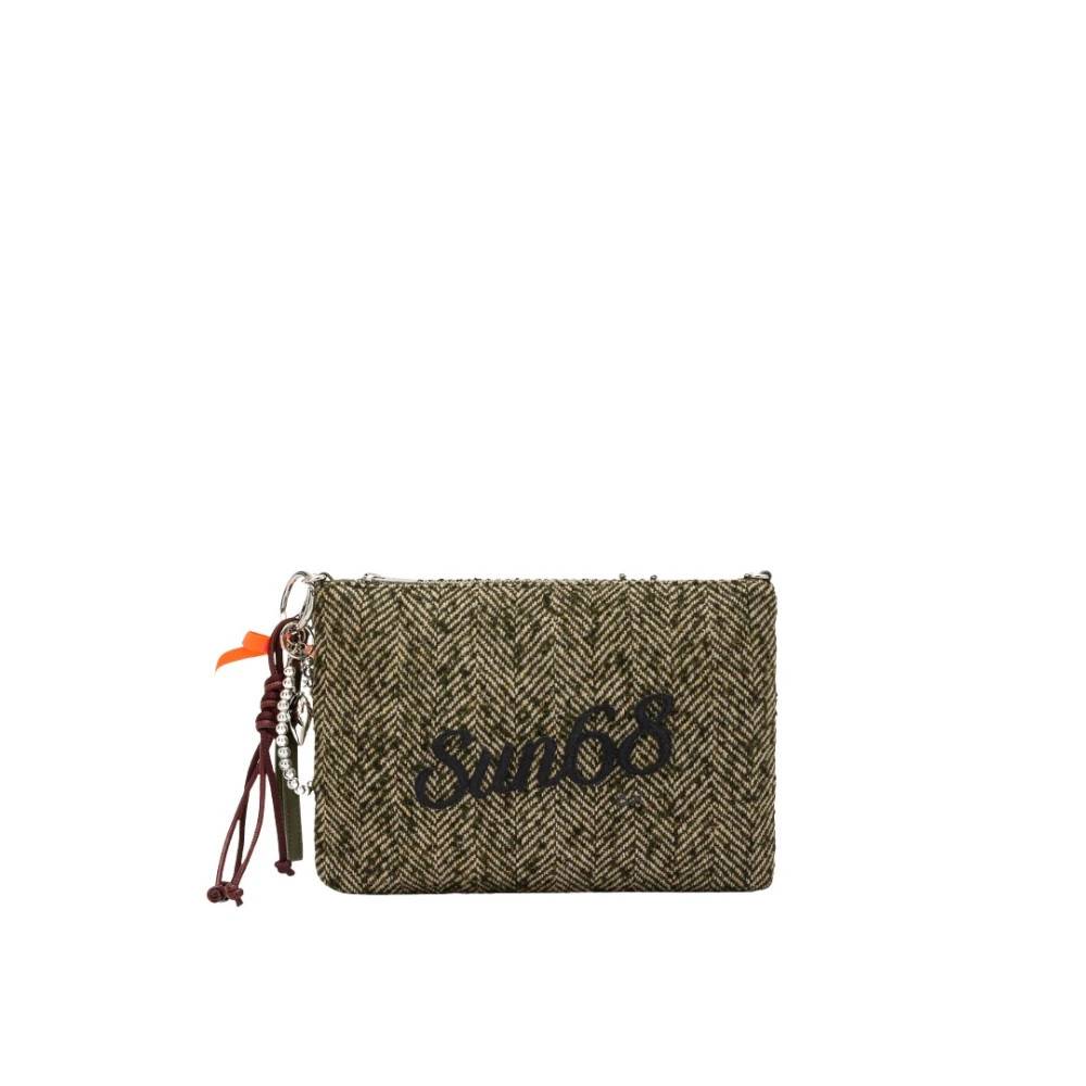 Sun68 Uldblandet Pochette - Accessories - Dame - Grøn - ONE SIZE - Uld