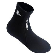 Neopren Dyksockor Halkfria Varma Våtdräktssockor för Män Kvinnor 2MM Flexibla Surfskor för XL svart
