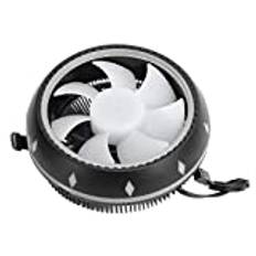 RGB CPU Cooler, Desktop Host Cooling Fan Heatsink, Silent CPU Cooler för LGA775 / 1150/1151/1155/1156/1366 / FM2 / AM4 / FM1 / AM3 + / AM3 / AM2