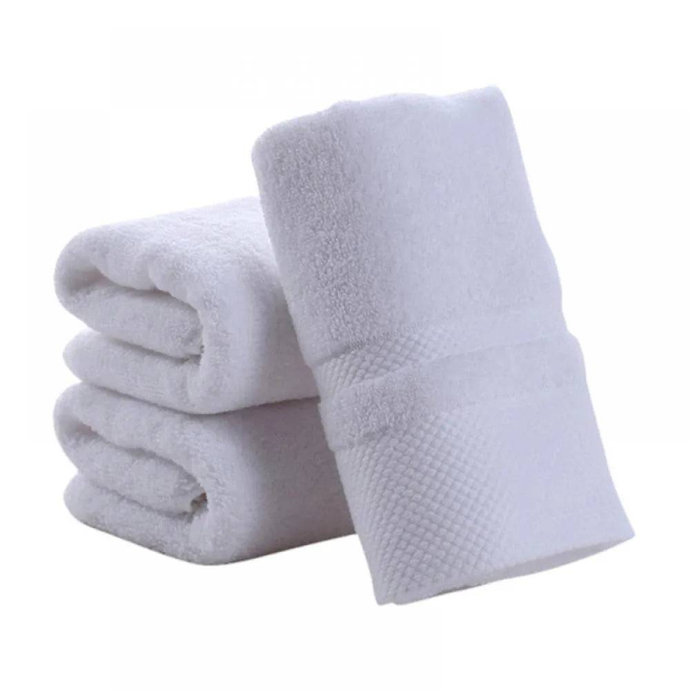 Cotton Hand Towel Thickening Soft Soft And Highly Absorption Towels for Bathroom Home Face And Hand Gym And Spa Towels - White / One Size