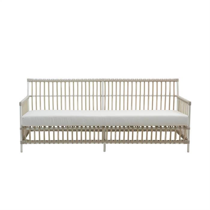 Sika Design Caroline 3-seater - Exterior - Dove White, B450 White, Inkl. sædehynde Quick Dry - B450-White
