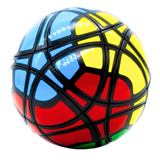 Calvin's Puzzle Traiphum Megaminx Ball Black with 6-Color Stickers