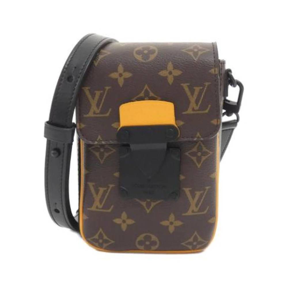 Louis Vuitton Vintage Pre-owned Monogram Macassar Skuldertaske - Vintage - Dame - Brun - ONE SIZE - Uld