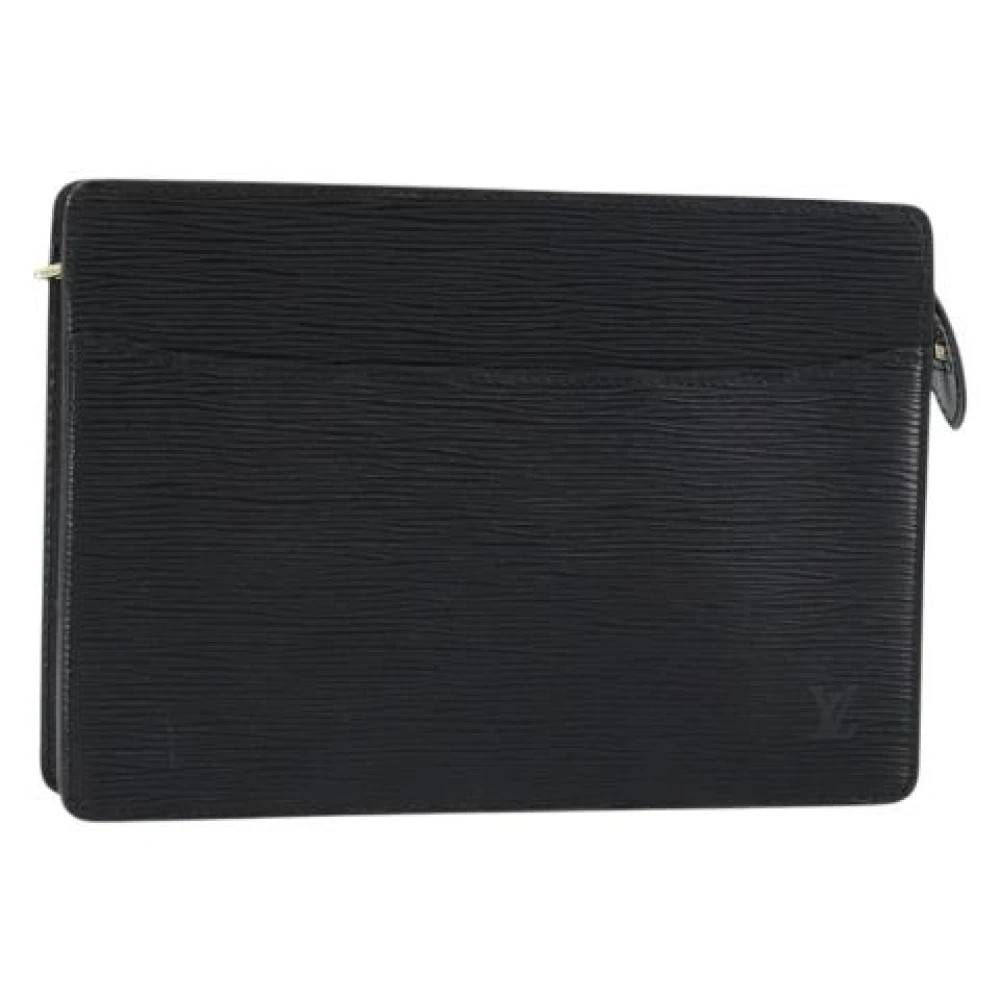 Louis Vuitton Vintage Pre-owned Vintage Clutch - Vintage - Dame - Sort - ONE SIZE - Uld