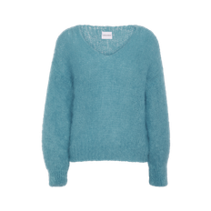 Milana LS Mohair Knit Turquoise - M