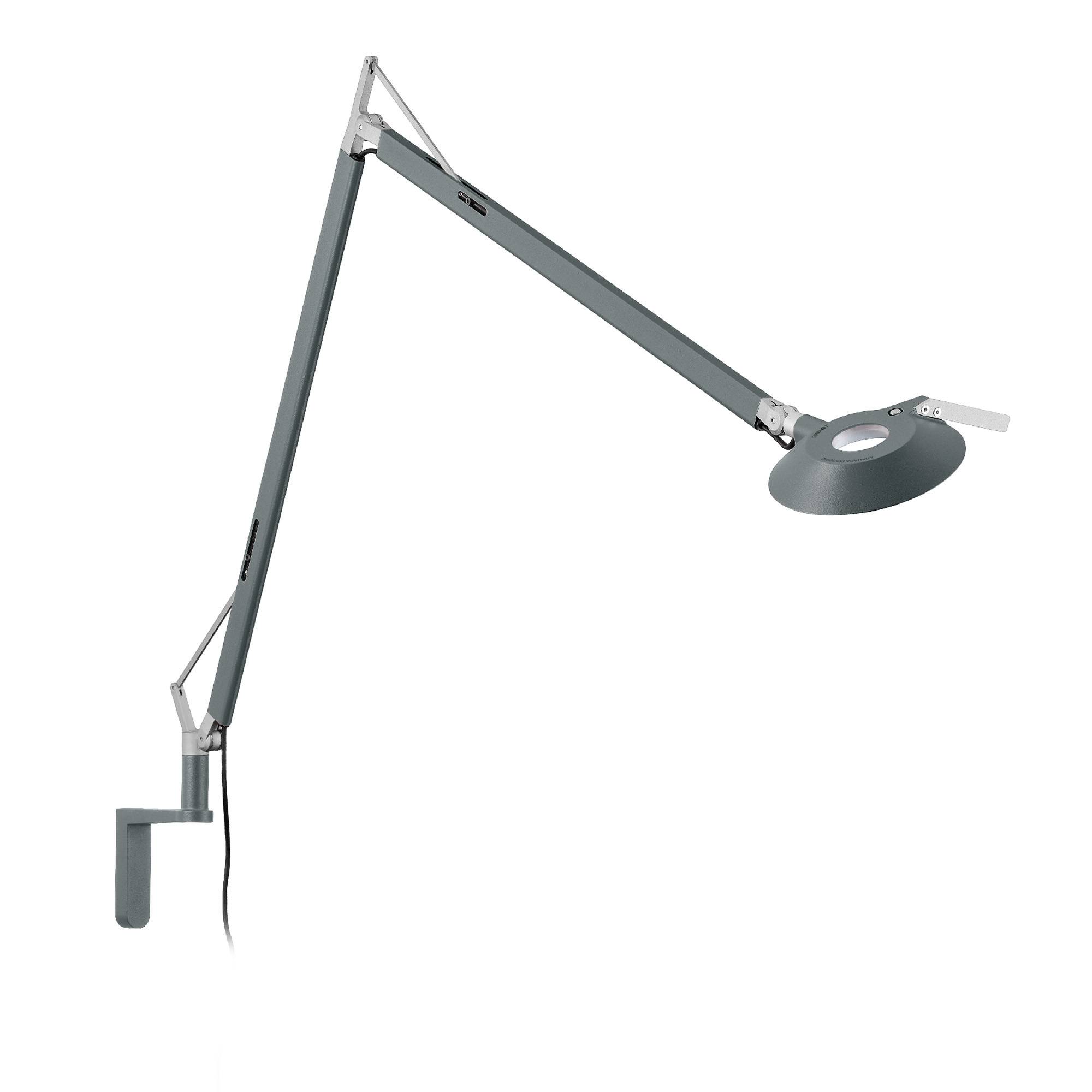 Stilnovo - Torino lampa med väggfäste gray 7012 - Vägglampor - Grå