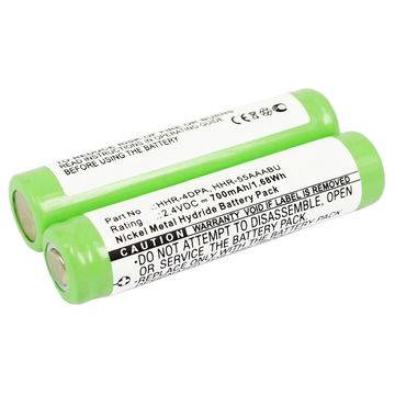 Batteri för Panasonic KX-TG1031S, KX-TG1032, KX-TG1033, KX-TG1034, KX-TG1043, KX-TG1061, KX-TG1062 HHR-55AAAB (700mAh, 2.4V) från CELLONIC