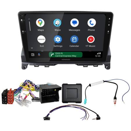 Kenwood DMX80AXS bilstereopakke til Mercedes C-Class W204 2007-2011