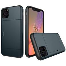 Skal Med Kortfack iPhone 11 Mörk Blå