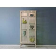 V502 Vitrine i Eg Hvidolie | Klim Furniture