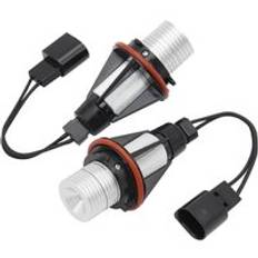 2 st led angel eyes bil blinkande f&#xF6;r bmw e39 e53 e60 e61 e63 e64 e65 e66 e87 525i 530i xi 545i m5 felfria mark&#xF6;rlampor gl&#xF6;dlampor - R&#xF6;d