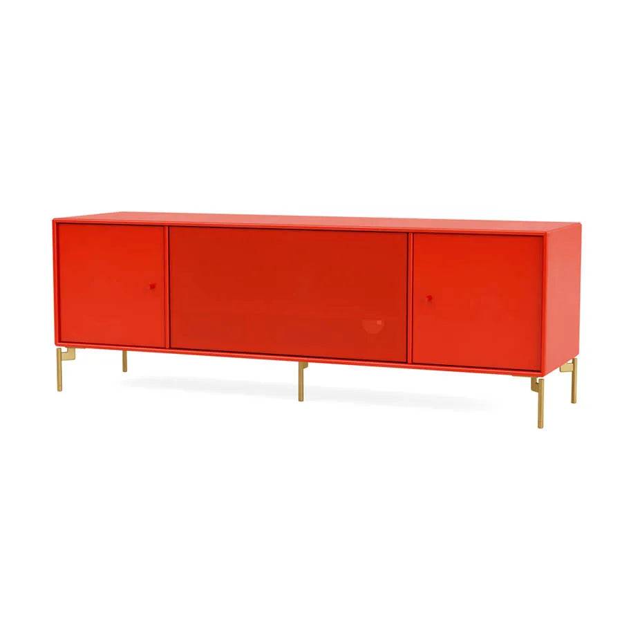 TV & Sound modul Octave III, SI13 medium, inkl. ben fra Montana Rosehip / Krom - Jacobsen Plus