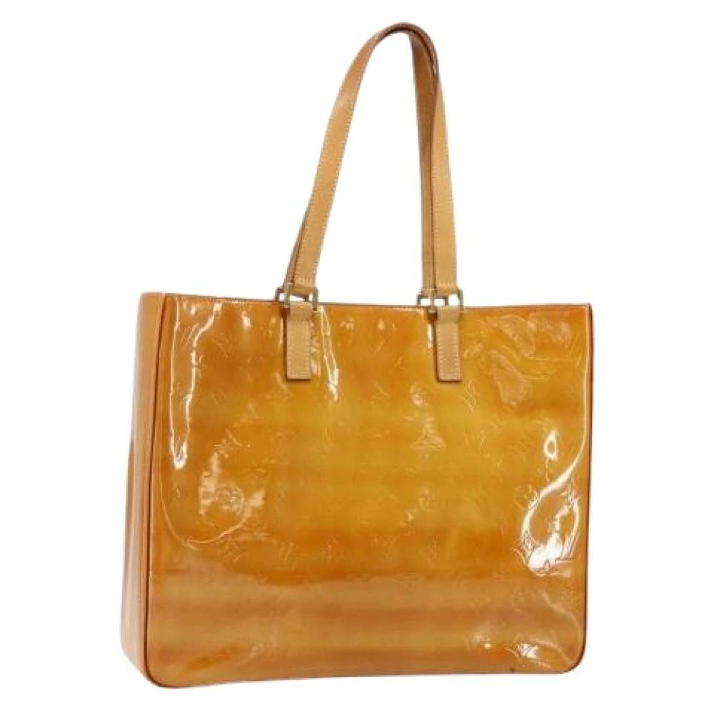 Louis Vuitton Vintage Pre-owned Vintage Tote Bag - Vintage - Dame - Orange - ONE SIZE - Læder