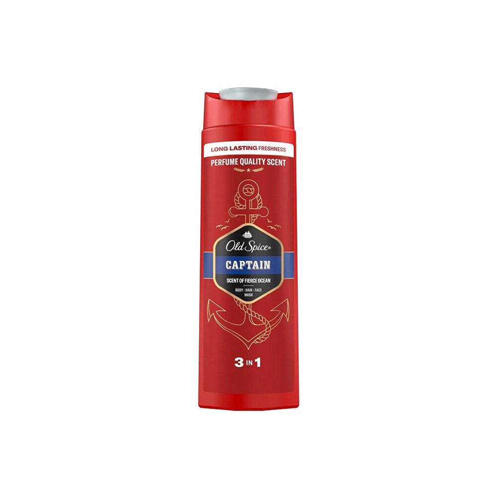 Old Spice Gel Doccia 3 In 1 Captain 400 ml — Gel doccia