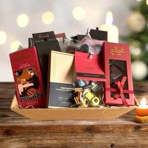 Gavekurv med Chokolade & Gourmetlakrids