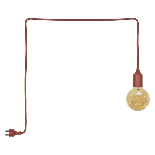 Osram Endura Decor udendørs genopladelig pendel, 5 meter, brun
