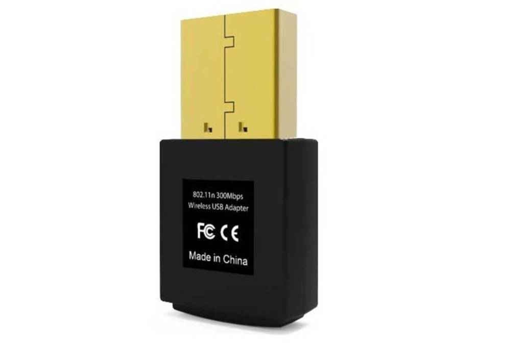 802.11b/g/n WiFi mini-adapter, 300 Mbps