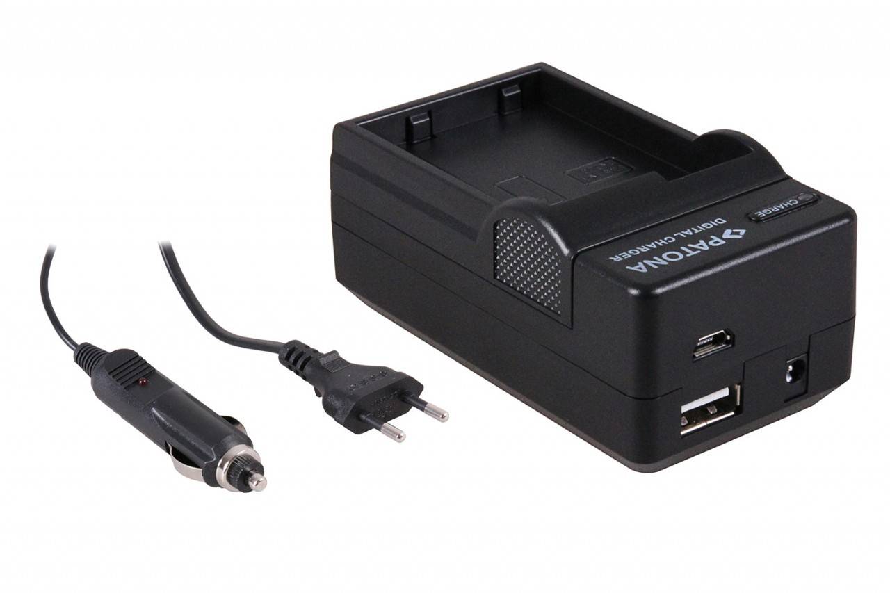 4-i-1 oplader til Nikon EN-EL15 D7000