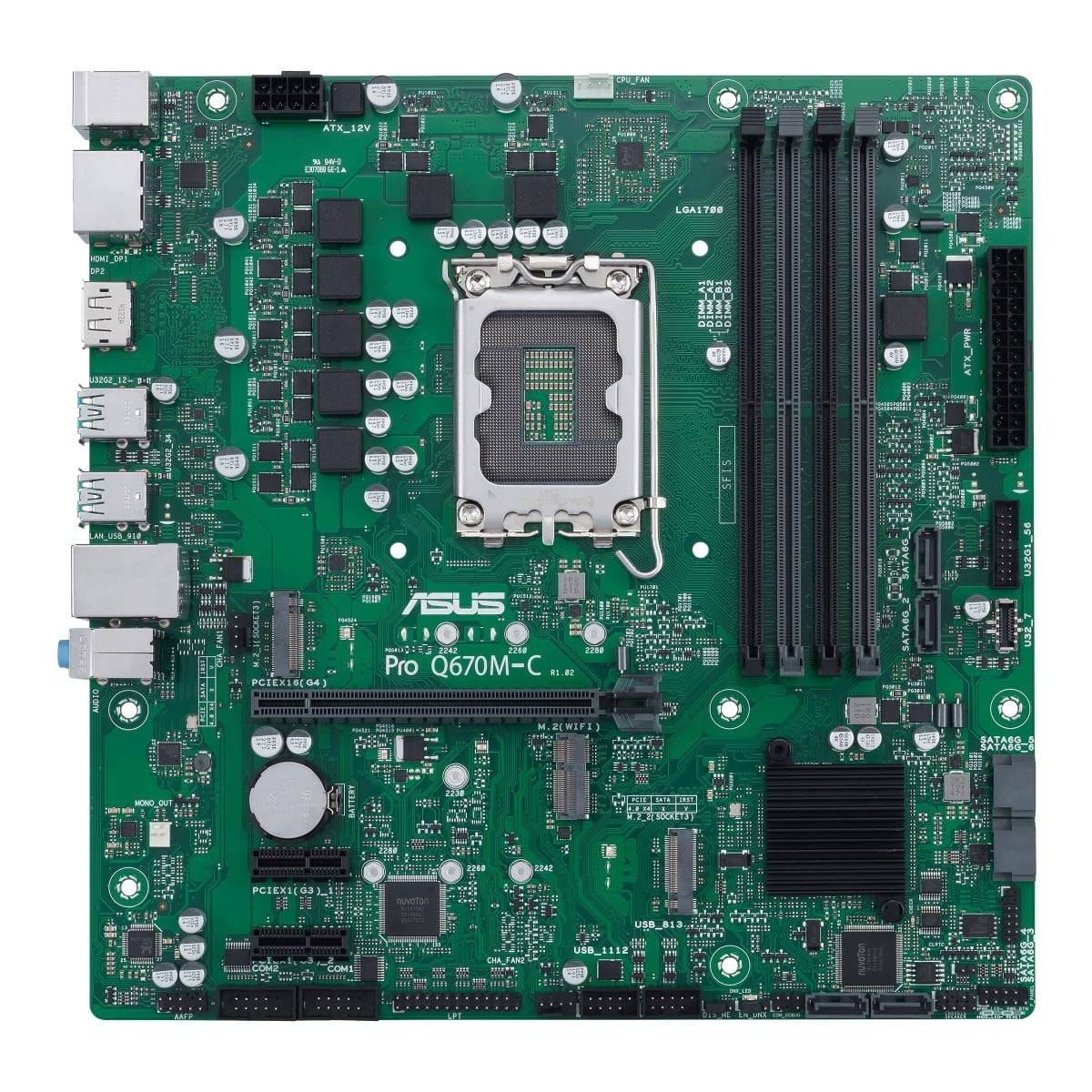 ASUS PRO Q670M-C-CSM Intel Q670 LGA 1700 micro ATX 90MB19E0-M2EAYC