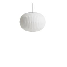 HAY - Nelson Angled Sphere Bubble Pendant Small Off-White - Pendellamper - George Nelson - Hvid