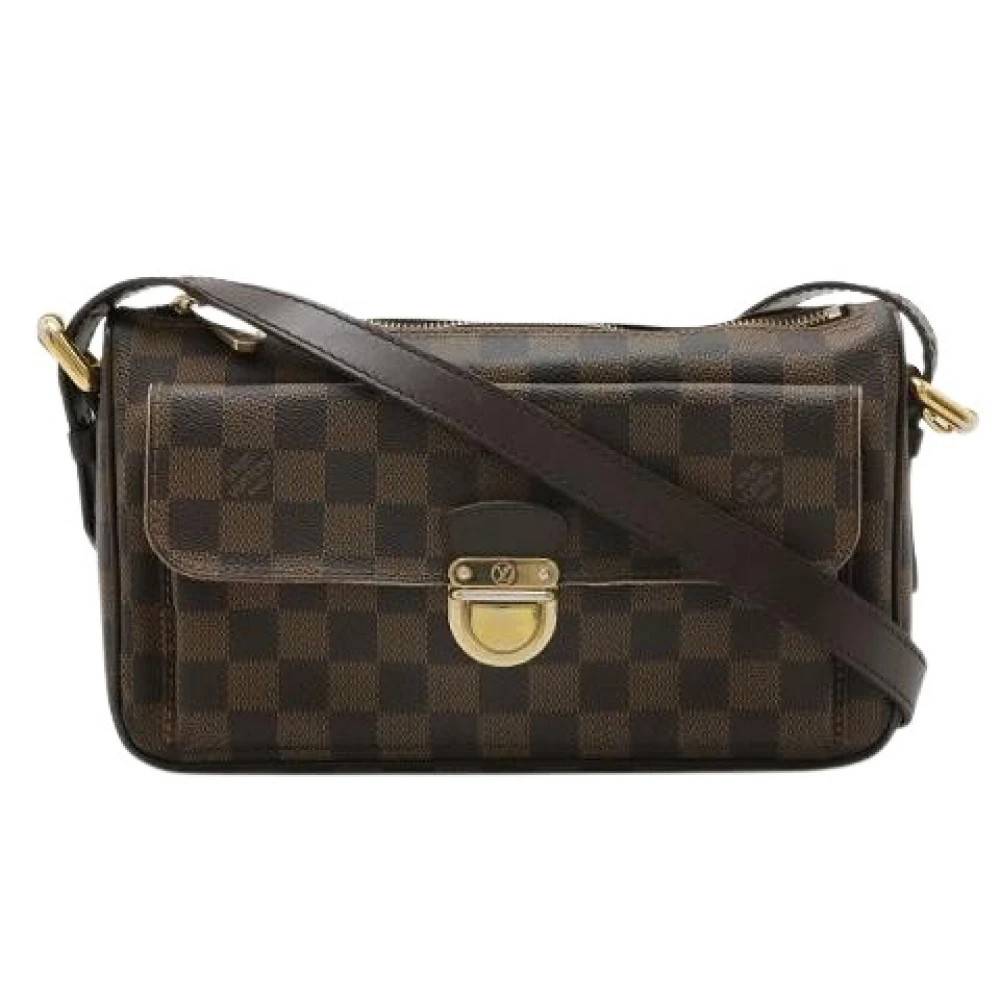 Louis Vuitton Vintage Pre-owned Ravello GM Damier Skuldertaske - Vintage - Dame - Brun - ONE SIZE - Uld