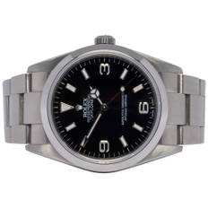 Rolex Explorer I 36, Sort, Stål, Oyster