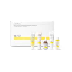 dr365 trial set vitamin c cosmetics set moisturizing pores exfoliating care sensitive skin dryness cleansing gel face wash beauty essence lotion milky