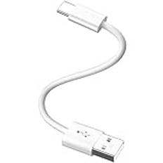 USB C-kabel 0,3 m för iPhone 16 15 Pro Max Plus Carplay, 18 W USB till USB C-kabel, datakabel, nylonladdningskabel typ C, Android bilkabel för Samsung Galaxy A55 A35 A54 A34 A33 S24 S23 Z Flip6 Pixel