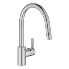 Grohe Quickfix Feel, Etgrebskøkkenbatteri, højt udløb, Grohe Quickfix Zero