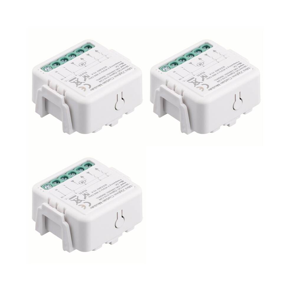 3X Zigbee Light Curtain Dimmer Module C04 Control Breaker Curtain Module Zero Fire