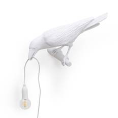 Seletti Bird Lamp Looking left vägglampa vit