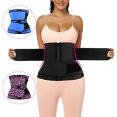 NANBIN Quality New Private Label Double Straps Latex Wrap Waist Trainer Corset