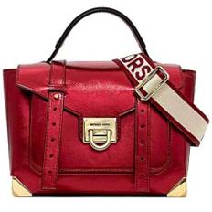 Michael Kors Pre-owned, Pre-owned, Dame, Rød, ONE SIZE, Uld, Pre-owned canvas håndtasker