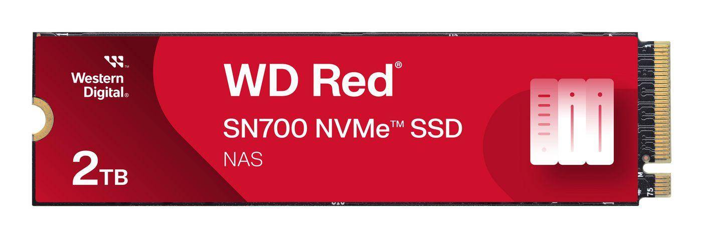 WD Red SSD SN700 NVMe 2TB M.2 2280 PCIe Gen3 8Gb/s internal drive for NAS devices