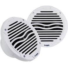 Högtalarset Logic SoundLab Marine 5,25" Vit 2st.